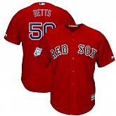 Red Sox 50 Mookie Betts Red 2019 Spring Training Cool Base Jersey Dzhi,baseball caps,new era cap wholesale,wholesale hats